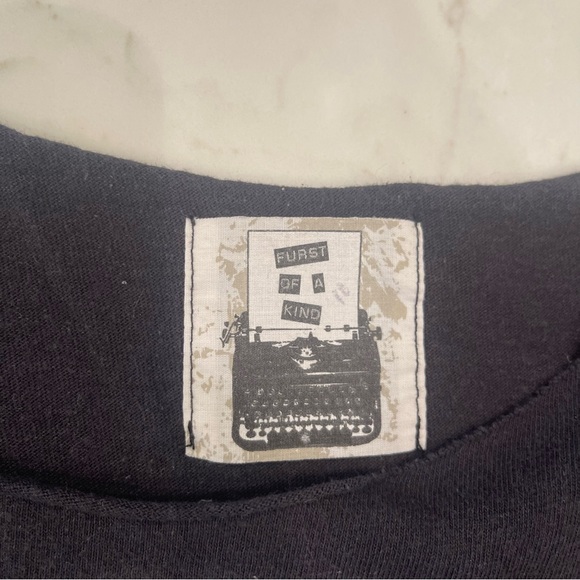 Gently worn Furst Of A Kind black and mesh sleeve Bob Marley tshirt - Picture 14 of 14